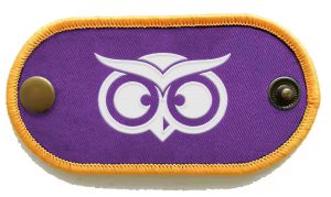 embroidered woggle