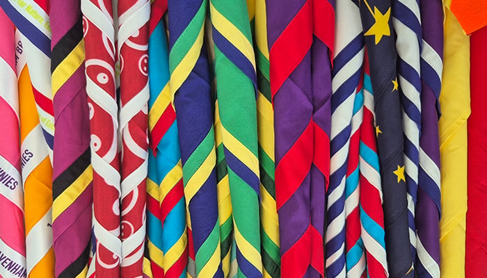 assorted neckerchiefs