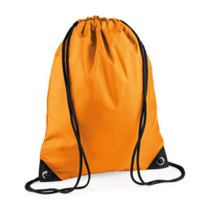 orange drawstring bag