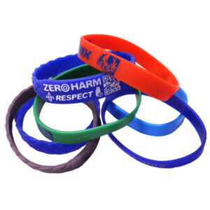 assorted printed wristbands