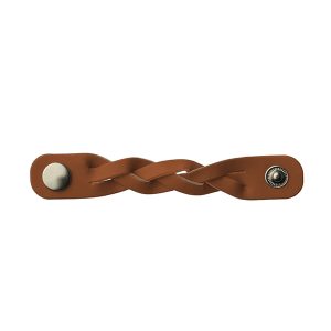 plaited leather woggle open