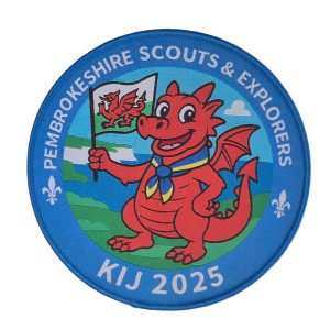 Pembrokeshire woven badge