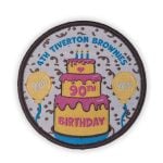 4th tiverton birthday badge