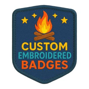 custom embroidered badge