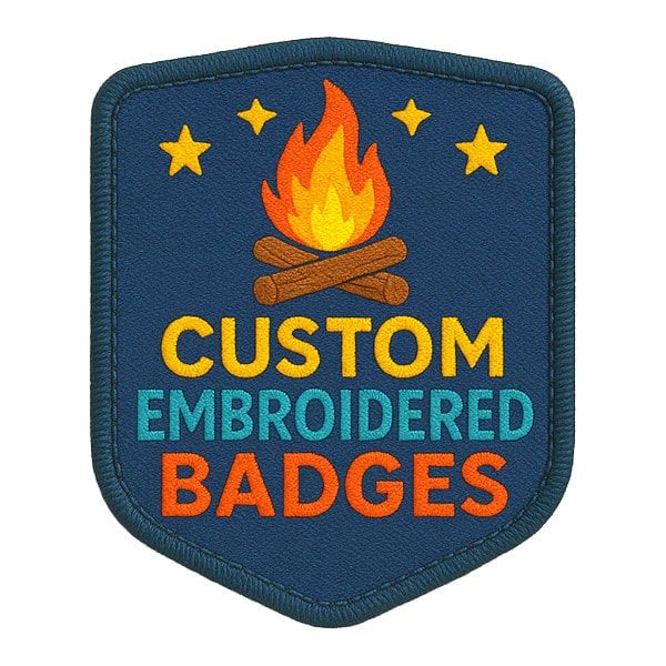 custom embroidered badge