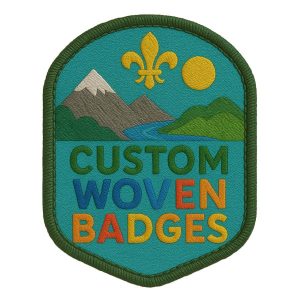 custom woven scout badge product