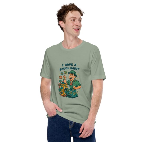 I Have a Badge Habit Tee - Image 2