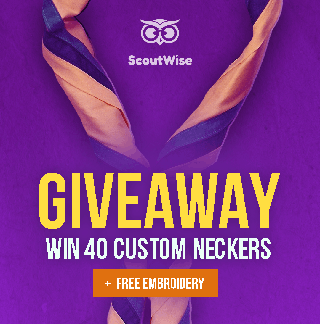 Scoutwise giveaway — win 40 custom neckerchiefs for your scout group
